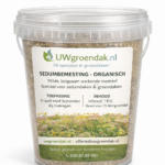 organische sedumbemesting, eco sedumbemesting, sedum onderhoud